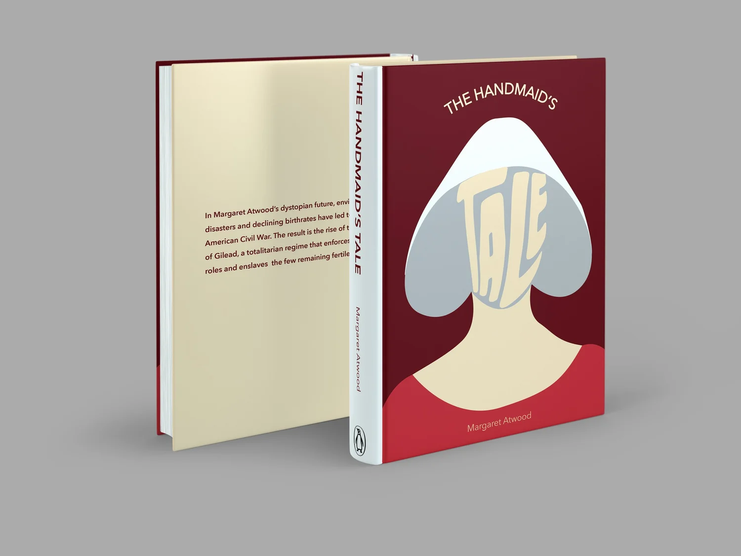 Handmaid's Tale redesigned book cover mockup